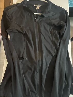 Forever 21 Black Full-Zip Bomber Jacket